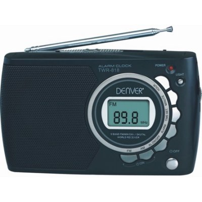 Denver Twr 818 Radio Multibanda Reloj De Alarma